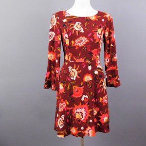 Old Navy Women Dress Red Floral 0